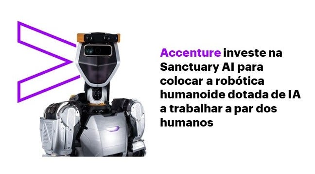 A robot with purple and white text Description automatically generated